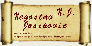 Negoslav Josipović vizit kartica